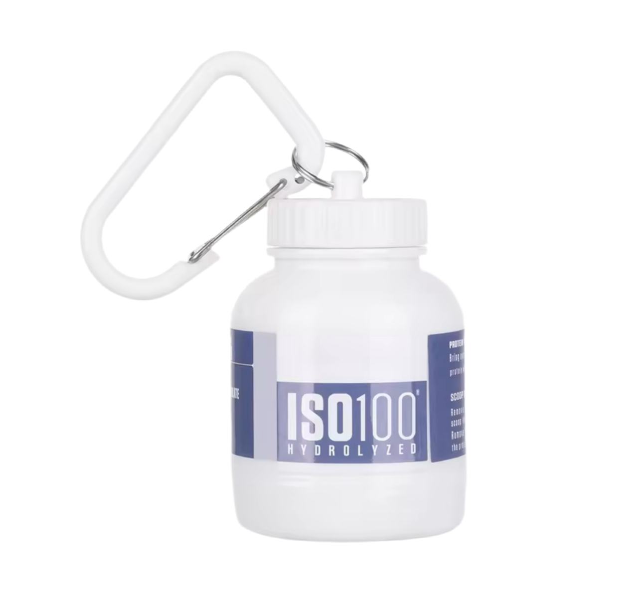 Portable keychain mini protein bottle holder