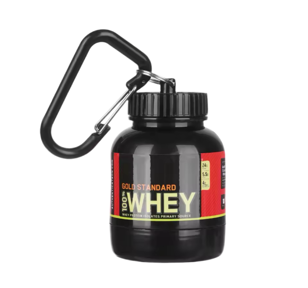 Portable keychain mini protein bottle holder