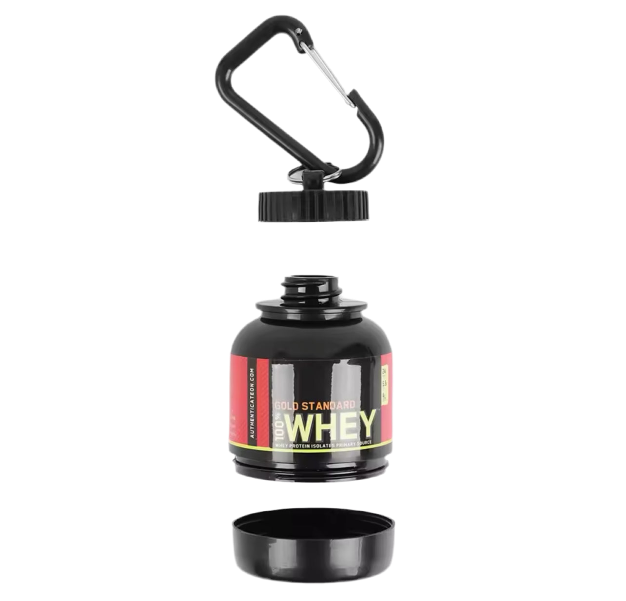 Portable keychain mini protein bottle holder