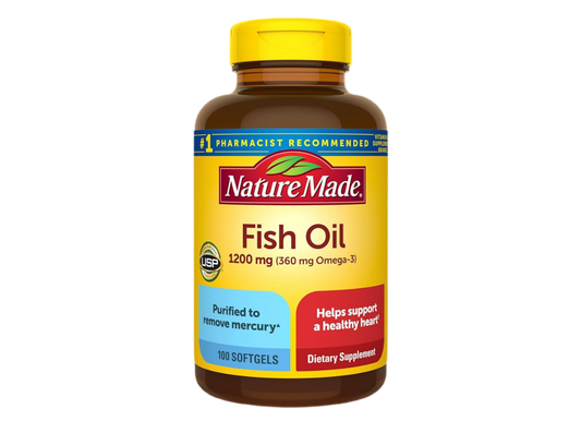 Omega 3 fish oil softgels