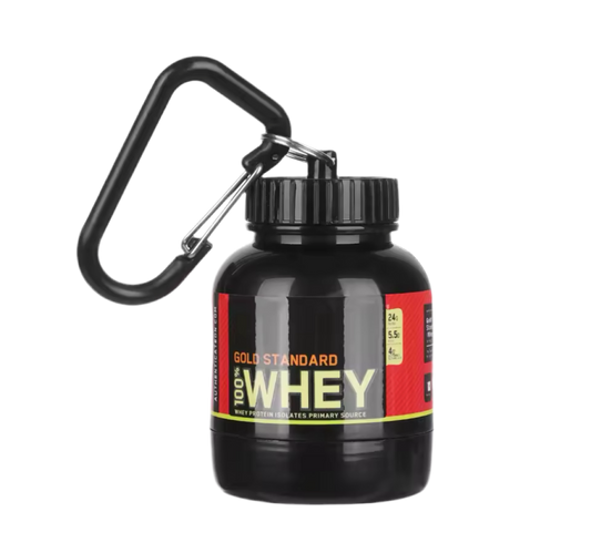 Portable keychain mini protein bottle holder